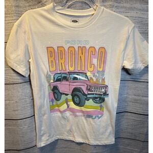 FORD Licensed Graphic Tee Pink Bronco T-shirt Desert Extra Small XS